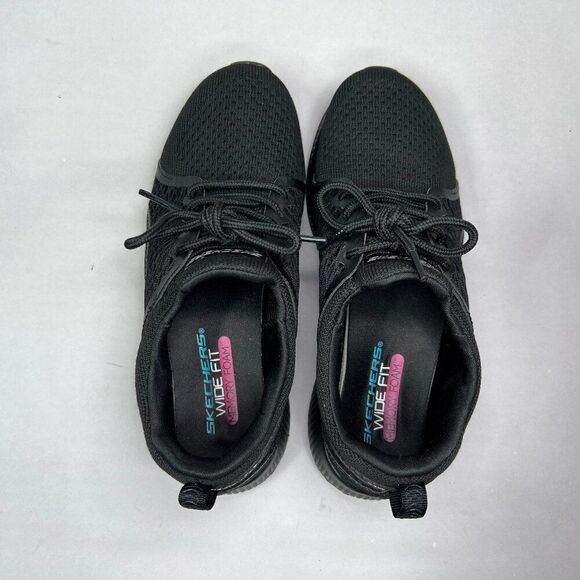 Skechers Women's Size 7 Wide Fit Memory Foam Athletic Running Shoes - Picture 8 of 11
